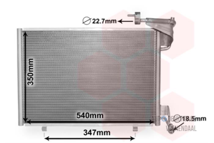 Nieuwe Airco Condensor Peugeot 208 I (CA/CC/CK/CL) Prijs € 63,89 Inclusief btw aangeboden door Autodeleninkleur