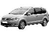 Voorkop compleet van een Volkswagen Sharan (7N), MPV, 2010 / 2022 2014