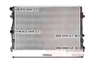 Nieuwe Radiateur Volkswagen Polo VI (AW1) Prijs € 154,88 Inclusief btw aangeboden door Autodeleninkleur