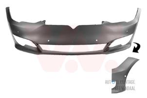 Nieuwe Voorbumper Tesla Model S 60 Prijs € 471,90 Inclusief btw aangeboden door Autodeleninkleur