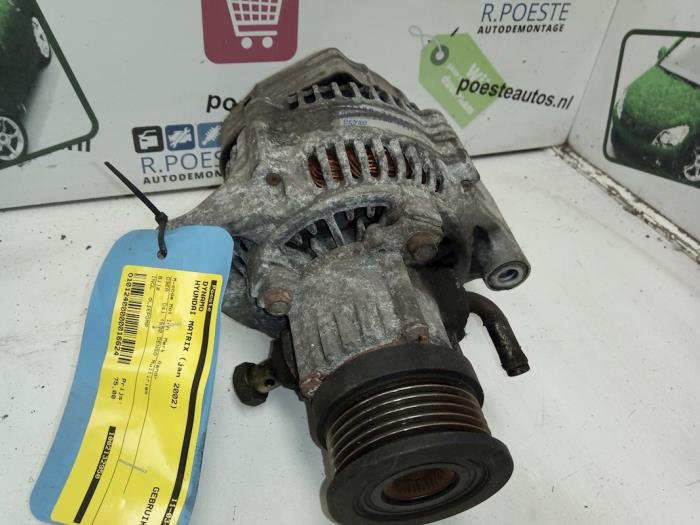 Gebruikte Dynamo Hyundai Matrix 1.5 CRDi 16V Prijs € 30,00 Margeregeling aangeboden door Autodemontagebedrijf R. Poeste B.V.