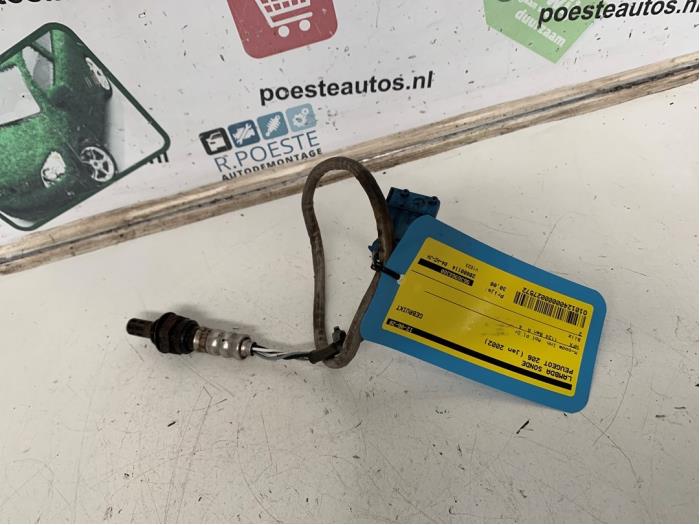 Lambda Sonde Peugeot 206 (2A/C/H/J/S), 1998 / 2012 1.1 XN,XR, Hatchback, Benzine, 1.124cc, 44kW (60pk), FWD, TU1JP; HFX, 2000-03 / 2007-02, 2CHFXF; 2AHFXF; 2SHFXU (Gebruikt)