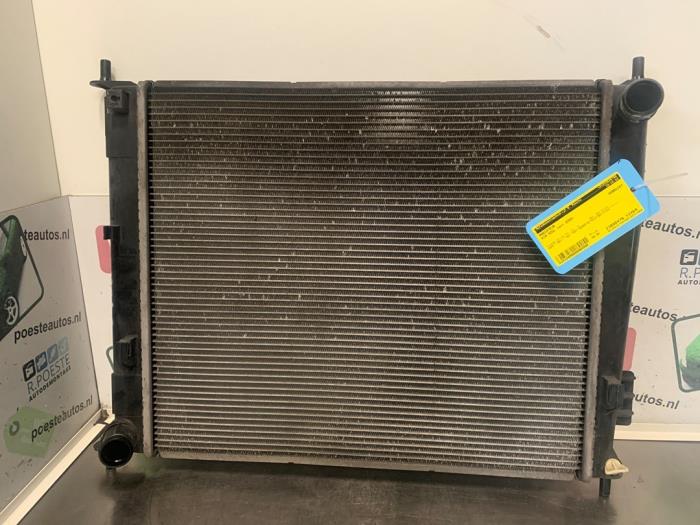 Radiateur van een Kia Soul I (AM) 1.6 CVVT 16V 2009