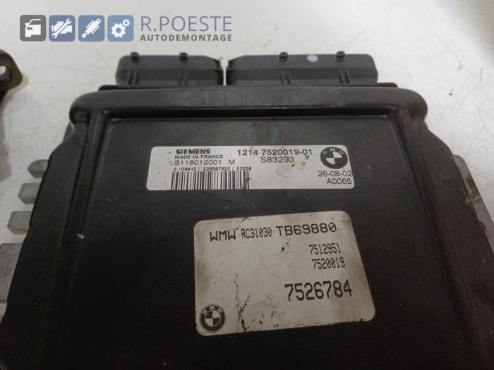 Computer Motormanagement van een MINI Mini One/Cooper (R50) 1.6 16V Cooper 2002