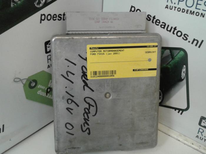 Gebruikte Computer Motormanagement Ford Focus 1 1.4 16V Prijs € 75,00 Margeregeling aangeboden door Autodemontagebedrijf R. Poeste B.V.