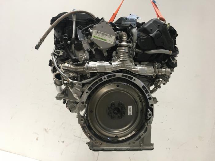Motor van een Mercedes-Benz E (W212) E-400 3.5 V6 Turbo 2016