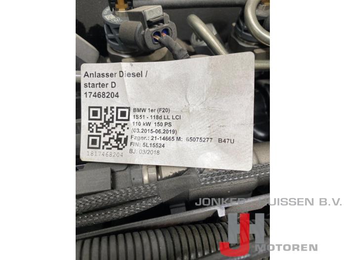 Motor BMW 1-Serie B47D20A - Foto 7