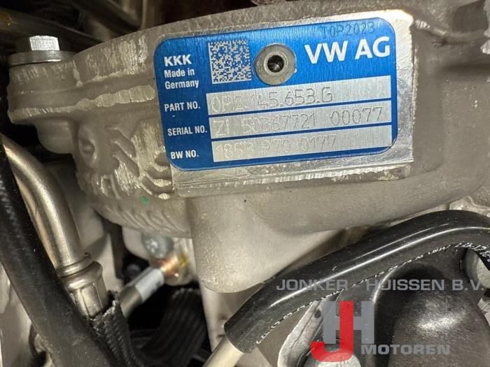 Motor van een Audi RS 6 Avant (C8)  2024