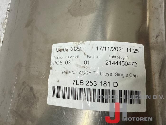 Uitlaat Einddemper Volkswagen Transporter DNA - Foto 4