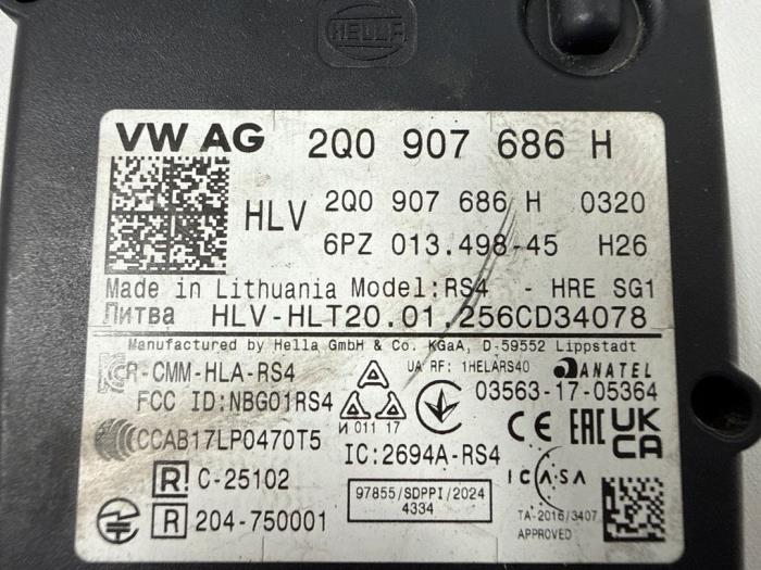 Radar sensor Volkswagen Golf