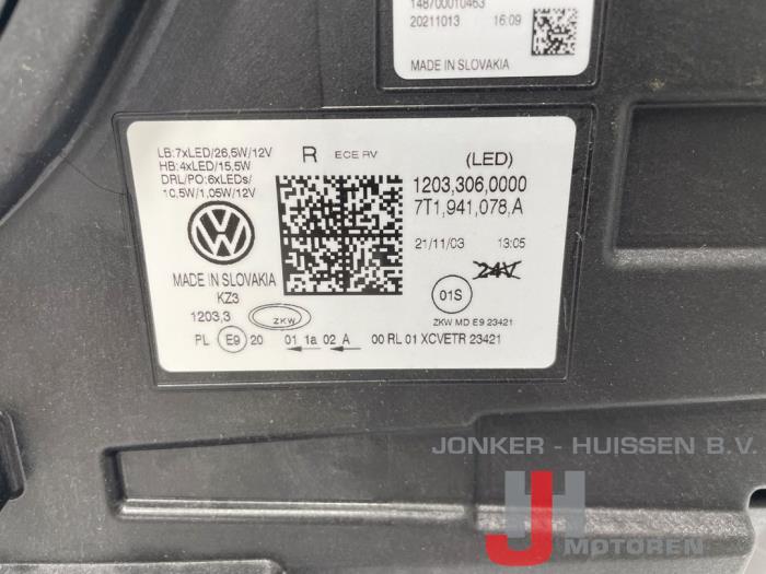 Koplamp rechts Volkswagen Multivan T7 - Фото 3