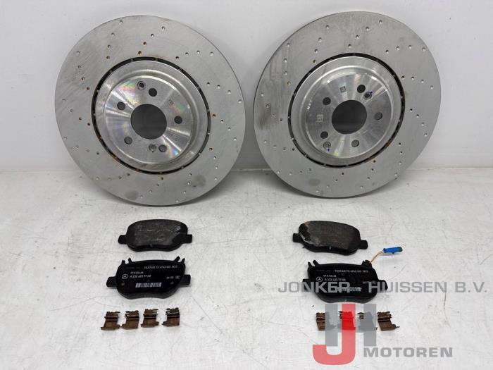 Remschijf + blok achter Mercedes C-Klasse - Photo 2