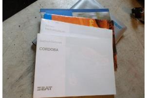 Gebruikte Instructie Boekje Seat Cordoba Vario (6K5) 1.6i Prijs € 10,00 Margeregeling aangeboden door Hans Auto Onderdelen