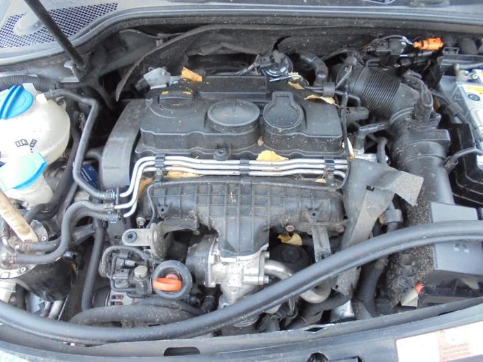Motor van een Audi A3 Sportback (8PA) 2.0 TDI 16V 2007