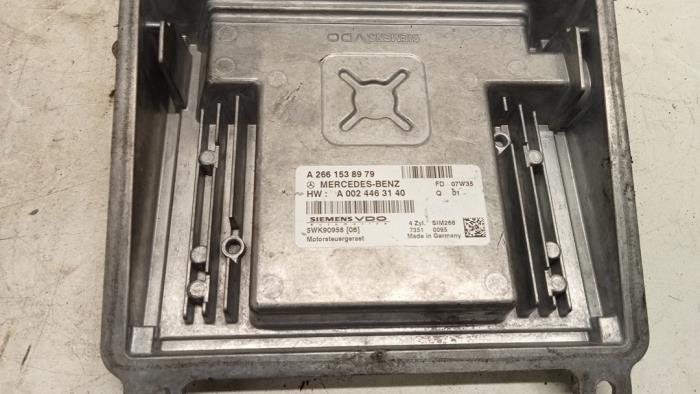 Computer Motormanagement van een Mercedes-Benz A (W169) 1.5 A-150 5-Drs. 2007