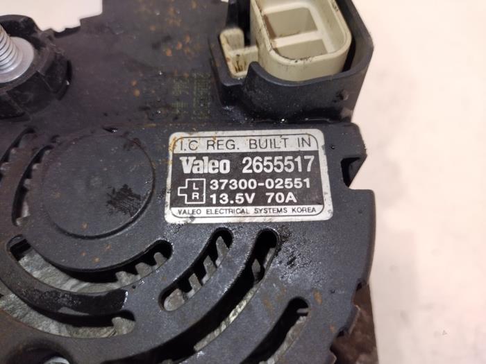 Dynamo van een Kia Picanto (BA) 1.0 12V 2006