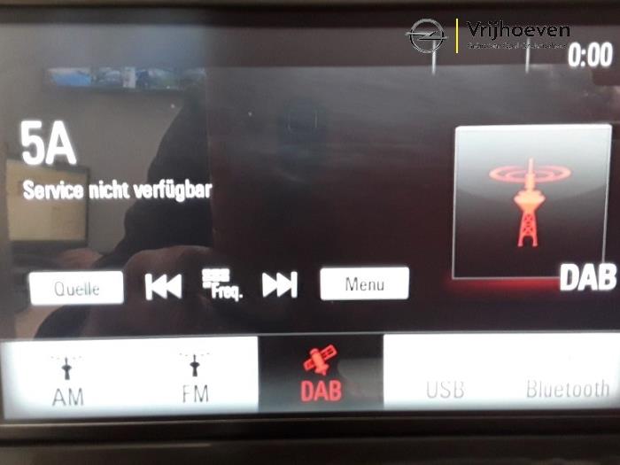 Radio module van een Opel Grandland/Grandland X 1.2 Turbo 12V 2018
