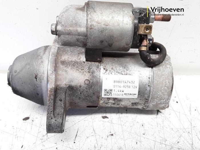 Gebruikte Startmotor Opel Meriva (B) 1.7 CDTI 16V Prijs € 25,00 Margeregeling aangeboden door Autodemontage Vrijhoeven B.V.