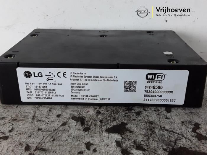 Gebruikte WiFi module Opel Mokka X 1.4 Turbo 16V Prijs € 40,00 Margeregeling aangeboden door Autodemontage Vrijhoeven B.V.