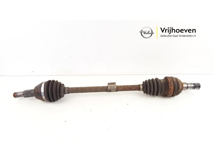 Aandrijfas links-achter van een Vauxhall Antara 2.0 CDTi 16V 4x4 2007