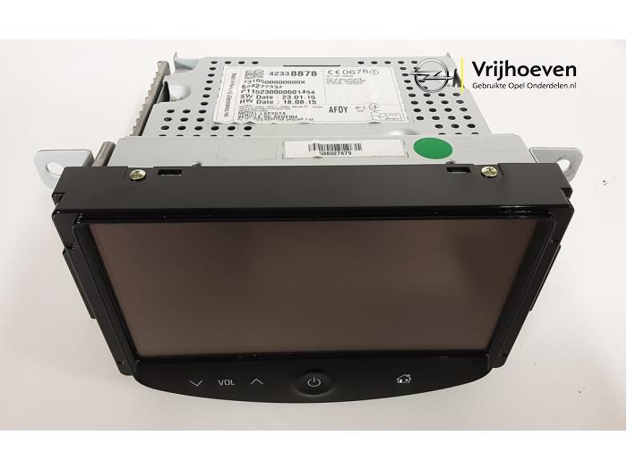 Gebruikte Radio module Opel Corsa E 1.2 16V Prijs € 150,00 Margeregeling aangeboden door Autodemontage Vrijhoeven B.V.