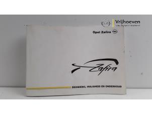 Gebruikte Instructie Boekje Opel Zafira Prijs € 10,00 Margeregeling aangeboden door Autodemontage Vrijhoeven B.V.