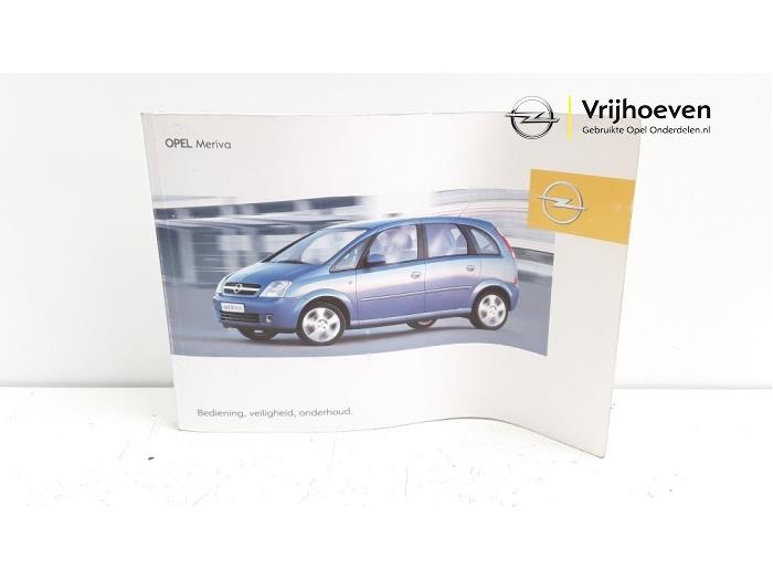 Instructie Boekje van een Opel Meriva  2003