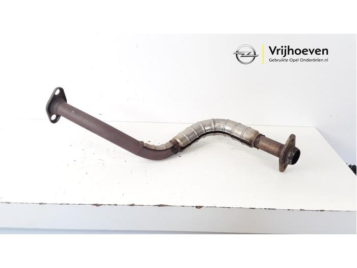Uitlaat voorpijp van een Opel Agila (B) 1.0 12V 2012