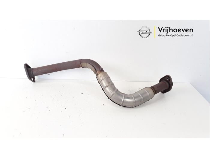 Uitlaat voorpijp van een Opel Agila (B) 1.0 12V 2012