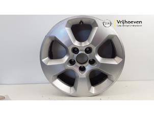 Gebruikte Velg Opel Zafira (M75) 2.2 16V Direct Ecotec Prijs € 35,00 Margeregeling aangeboden door Autodemontage Vrijhoeven B.V.