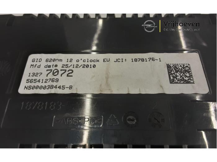 Radio module van een Opel Meriva 1.4 Turbo 16V Ecotec 2011