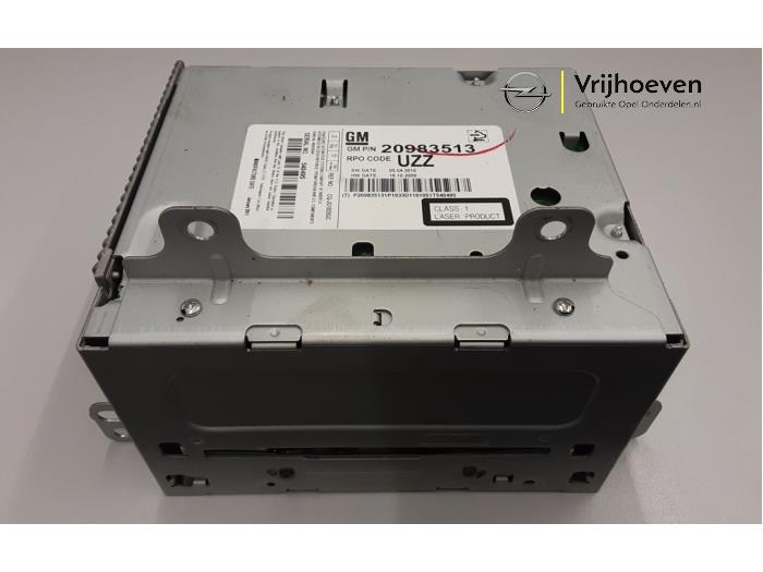 Radio module van een Opel Meriva 1.4 Turbo 16V Ecotec 2011
