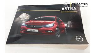 Gebruikte Instructie Boekje Opel Astra K Sports Tourer 1.0 Turbo 12V Prijs € 20,00 Margeregeling aangeboden door Autodemontage Vrijhoeven B.V.