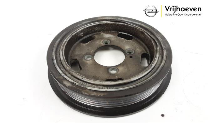 Gebruikte Krukas Poelie Opel Zafira (F75) 2.0 16V Turbo OPC Prijs € 35,00 Margeregeling aangeboden door Autodemontage Vrijhoeven B.V.