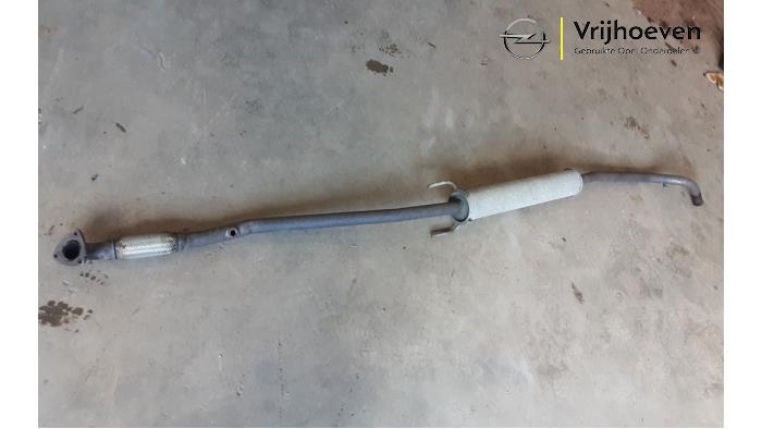 Gebruikte Uitlaat Middendemper Opel Tigra Twin Top 1.4 16V Prijs € 20,00 Margeregeling aangeboden door Autodemontage Vrijhoeven B.V.