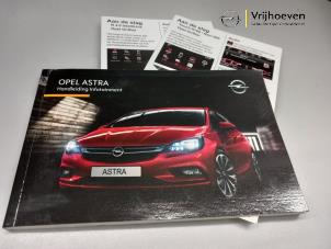 Gebruikte Instructie Boekje Opel Astra K Sports Tourer 1.0 Turbo 12V Prijs € 10,00 Margeregeling aangeboden door Autodemontage Vrijhoeven B.V.