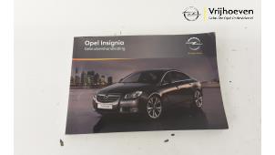 Gebruikte Instructie Boekje Opel Insignia Sports Tourer 2.0 CDTI 16V 160 Ecotec Prijs € 10,00 Margeregeling aangeboden door Autodemontage Vrijhoeven B.V.