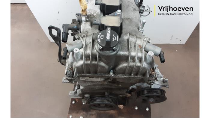 Motor van een Opel Astra K 1.4 16V 2018