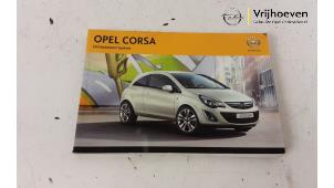 Gebruikte Instructie Boekje Opel Corsa D 1.3 CDTi 16V ecoFLEX Prijs € 20,00 Margeregeling aangeboden door Autodemontage Vrijhoeven B.V.