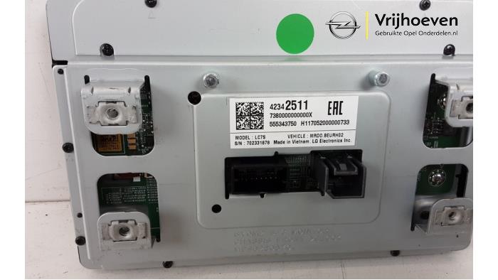 Display Interieur van een Opel Insignia Grand Sport 1.5 Turbo 16V 140 2017