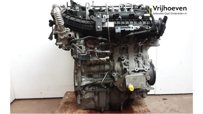 Motor van een Opel Astra K 1.6 CDTI 136 16V 2017