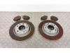 Opel Astra L (F3/FB/FM/FP) 1.2 Turbo 130 12V Remschijf + blok achter