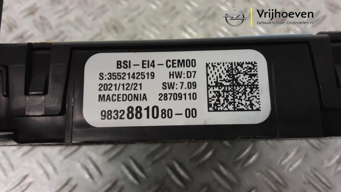 Zekeringkast van een Opel Mokka 1.2 Turbo 12V 2022