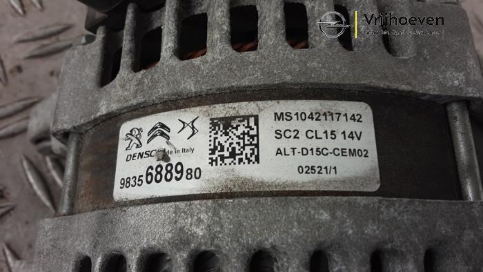 Dynamo van een Opel Crossland (X) 1.2 Turbo 12V Euro 6d-temp 2021