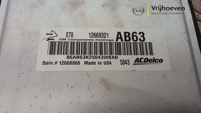 Computer Motormanagement van een Opel Mokka/Mokka X 1.4 Turbo 16V 4x2 2015