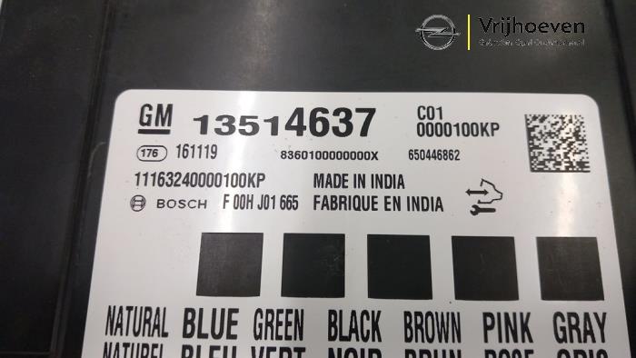 Computer Body Control van een Opel Astra K Sports Tourer 1.6 CDTI 110 16V 2017