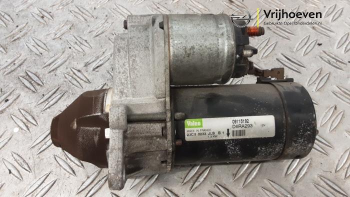 Gebruikte Startmotor Opel Tigra Twin Top 1.4 16V Prijs € 20,00 Margeregeling aangeboden door Autodemontage Vrijhoeven B.V.