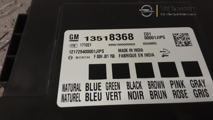 Computer Body Control van een Opel Insignia Sports Tourer 1.5 Turbo 16V 140 2018