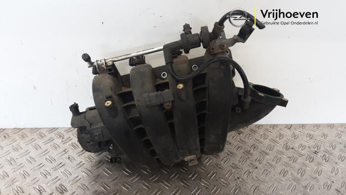 Gebruikte Spruitstuk Inlaat Opel Zafira (M75) 1.8 16V Ecotec Prijs € 50,00 Margeregeling aangeboden door Autodemontage Vrijhoeven B.V.