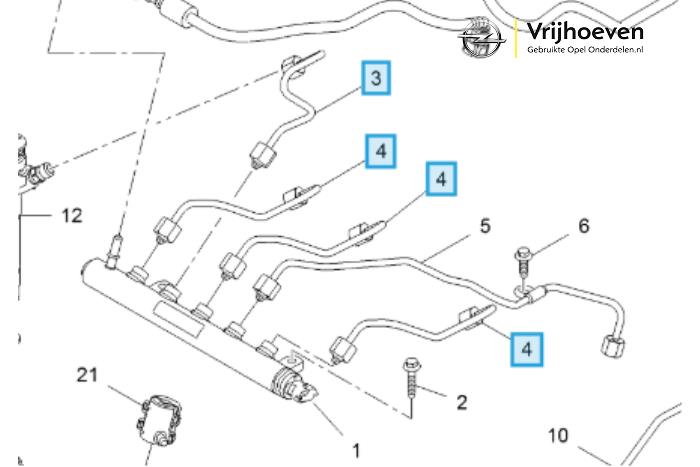 Gebruikte Brandstofleiding Opel Vivaro 1.6 CDTI BiTurbo 120 Prijs € 40,00 Inclusief btw aangeboden door Autodemontage Vrijhoeven B.V.